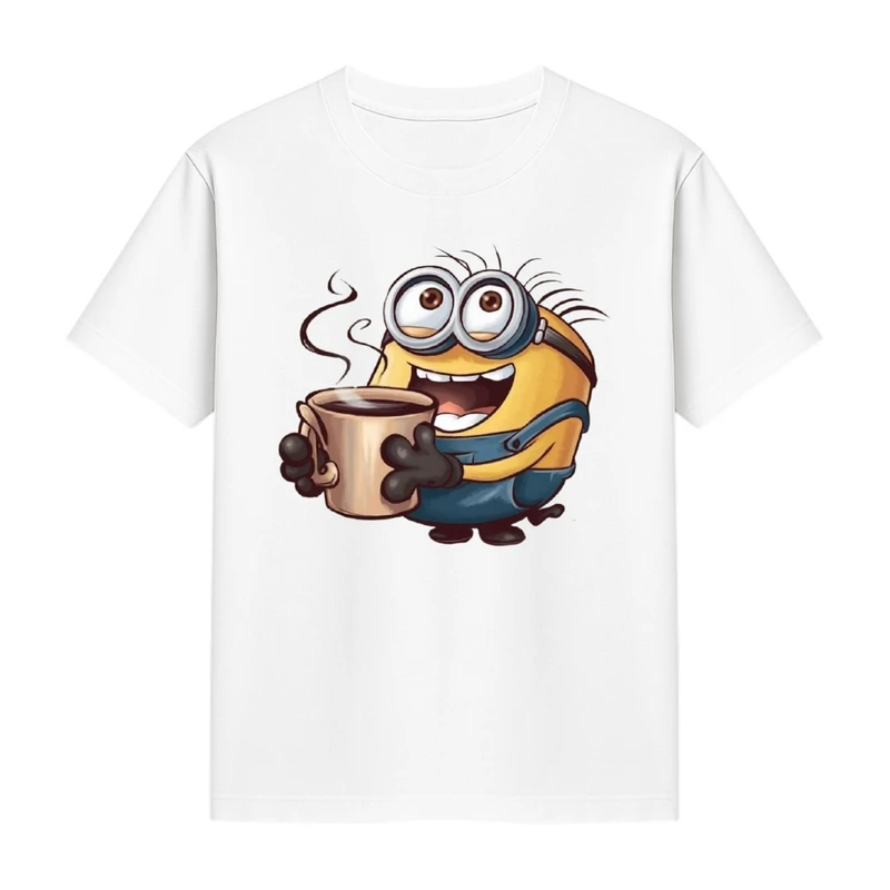 تی‌شرت آستین کوتاه دخترانه مدل مینیون کد p5 