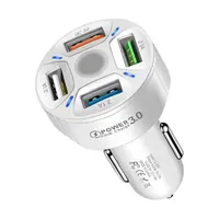 شارژر فندکی 30 وات چهار پورت مدل BK-360