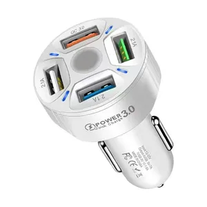 شارژر فندکی 30 وات چهار پورت مدل BK-360