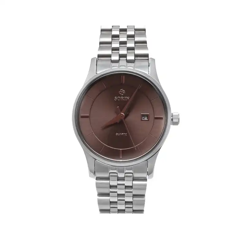 ست ساعت مچی عقربه ای زنانه و مردانه سورین مدل GL1015B-SS01D