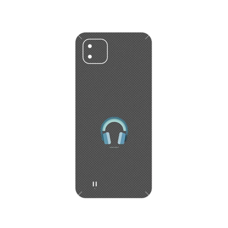برچسب پوششی ماهوت مدل Minimal Headphone Icon مناسب برای گوشی موبایل ریلمی C11 2021