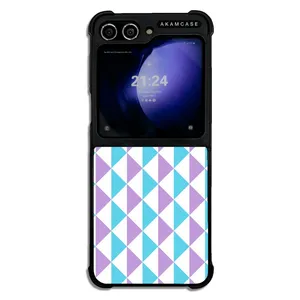 AKAM AMC-WSGZFLIP5-PASTEL PATTERN3 Cover For Samsung Galaxy Z Flip 5