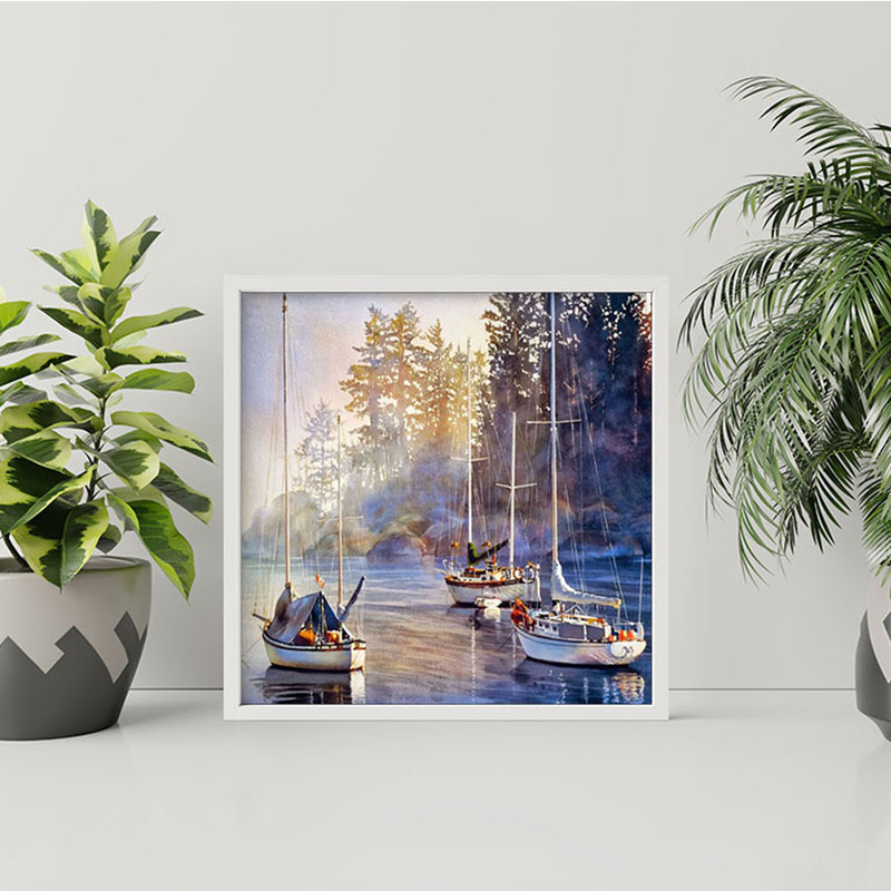 تابلو طرح قایق مدل EP546