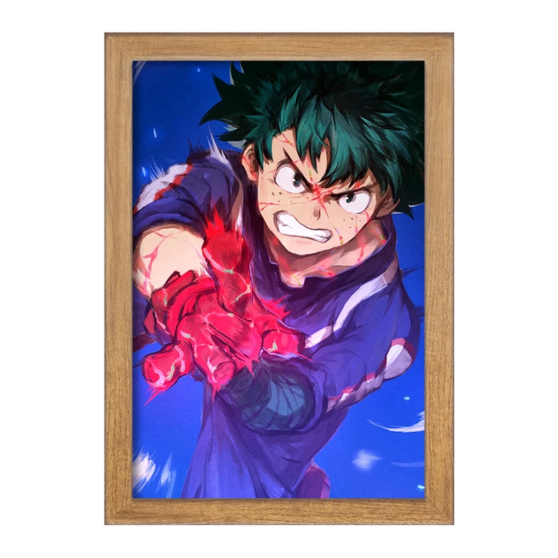 تابلو خندالو مدل دکو انیمه آکادمی قهرمان من  کد 16153