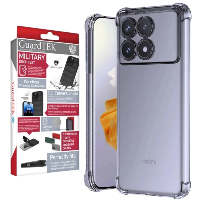 کاور گاردتک مدل F6Pro_CLR مناسب برای گوشی موبایل شیائومی Poco F6 Pro / Redmi K70 Pro / Redmi K70