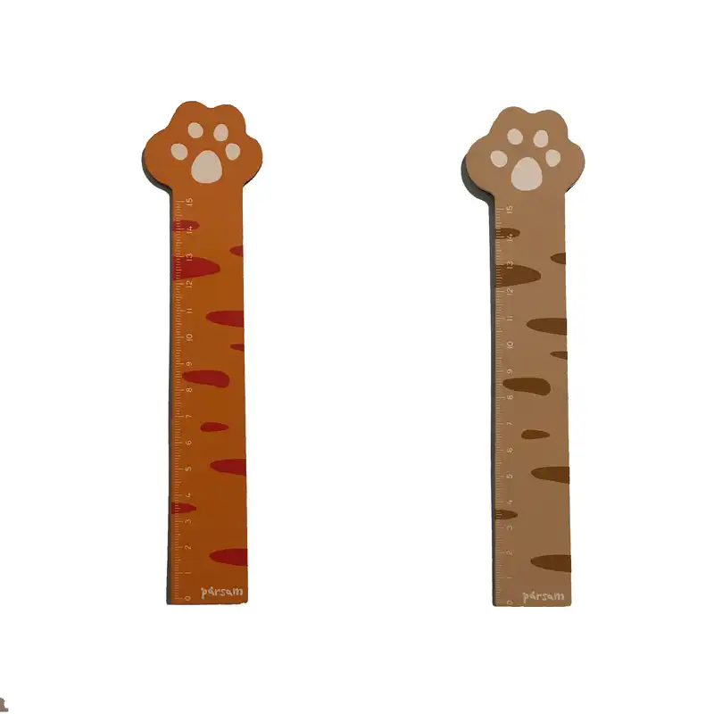 خط کش 15 سانتی متری پارسام طرح رد پای پت کد PO2