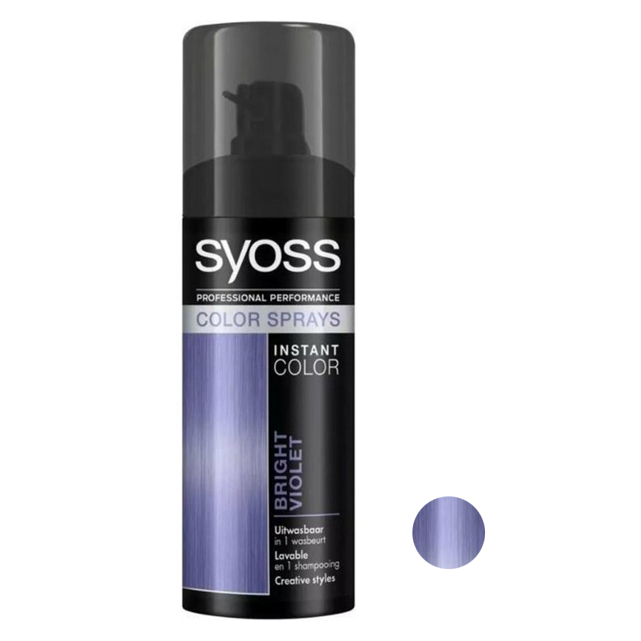 اسپری رنگ مو سایوس مدل INSTANT حجم 120 میلی لیتر رنگ بنفش روشن