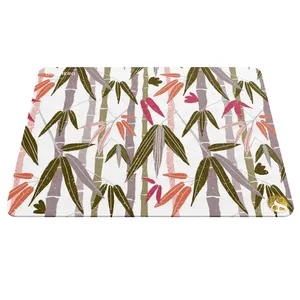 Hoomero Flowers and leaves A5814 Mousepad
