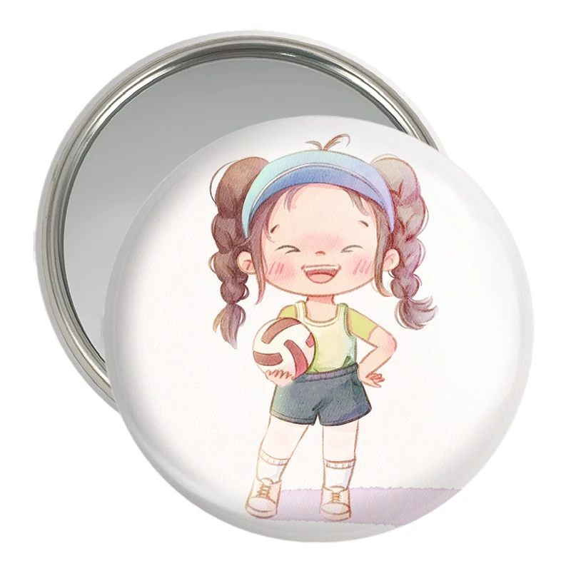 آینه جیبی خندالو مدل دخترانه کودکانه کد 28715