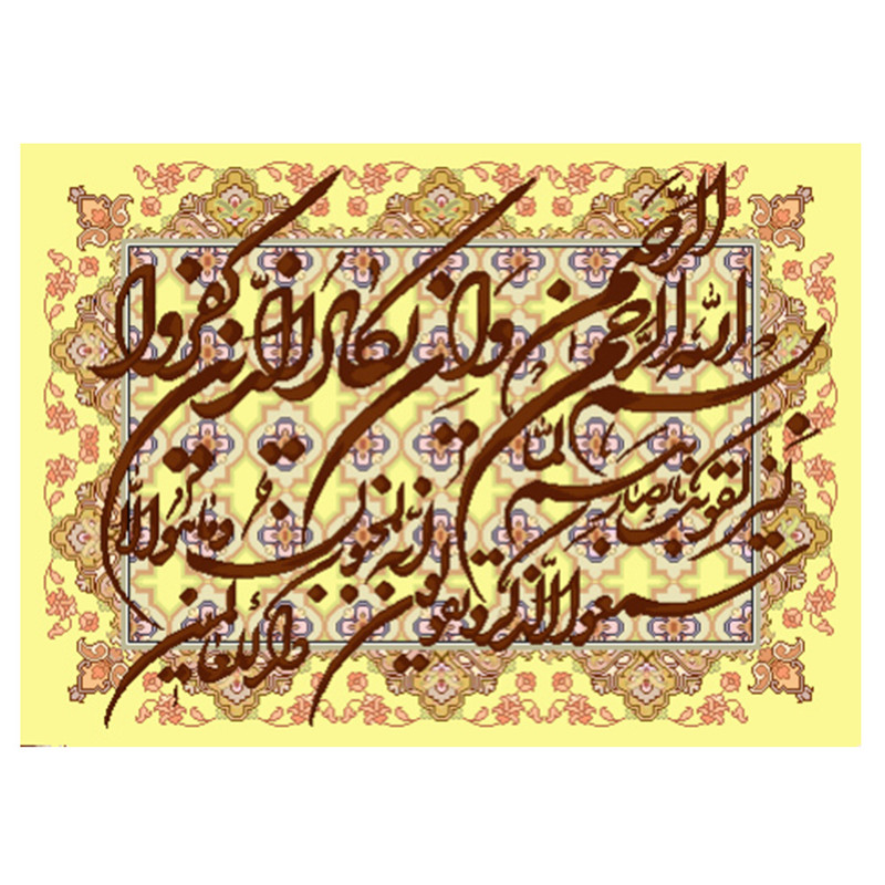 نخ و نقشه تابلوفرش مدل 22132 نخ و نقشه تابلوفرش مدل 22132