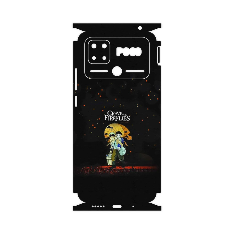 برچسب پوششی ماهوت مدل Grave of the Fireflies-FullSkin مناسب برای گوشی موبایل شیائومی Poco C40