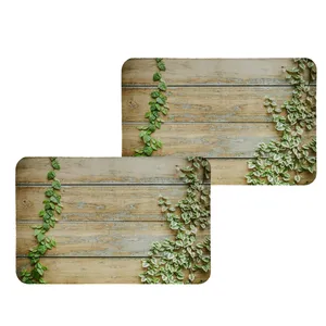 زیربشقابی طرح برگ کد 8059 مجموعه 2 عددی