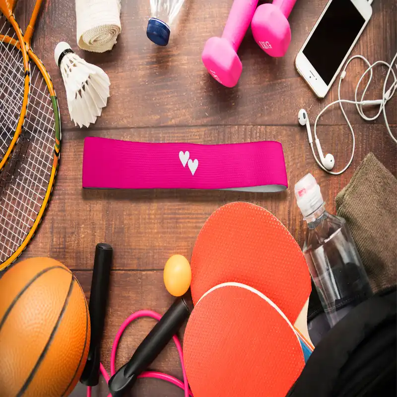 هدبند ورزشی آی تمر مدل قلب کد 67