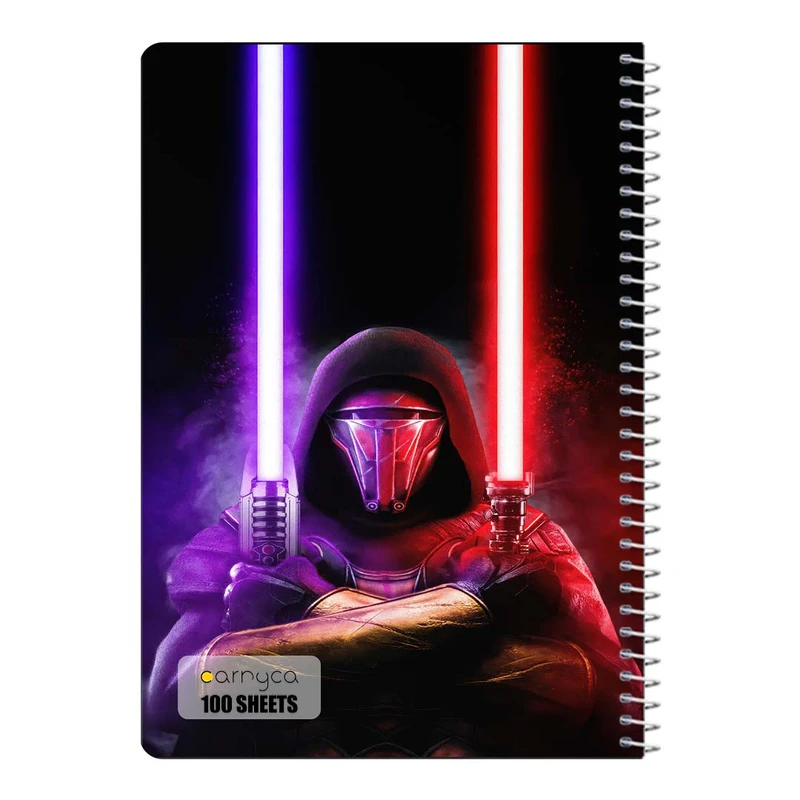 دفتر مشق 100 برگ سیمی کارنیکا طرح جنگ ستارگان Star Wars کد 76664