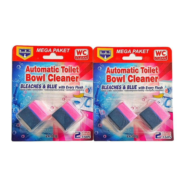 قرص جرمگیر توالت فرنگی کواکوا مدل BLEACHES دو بسته 2 عددی