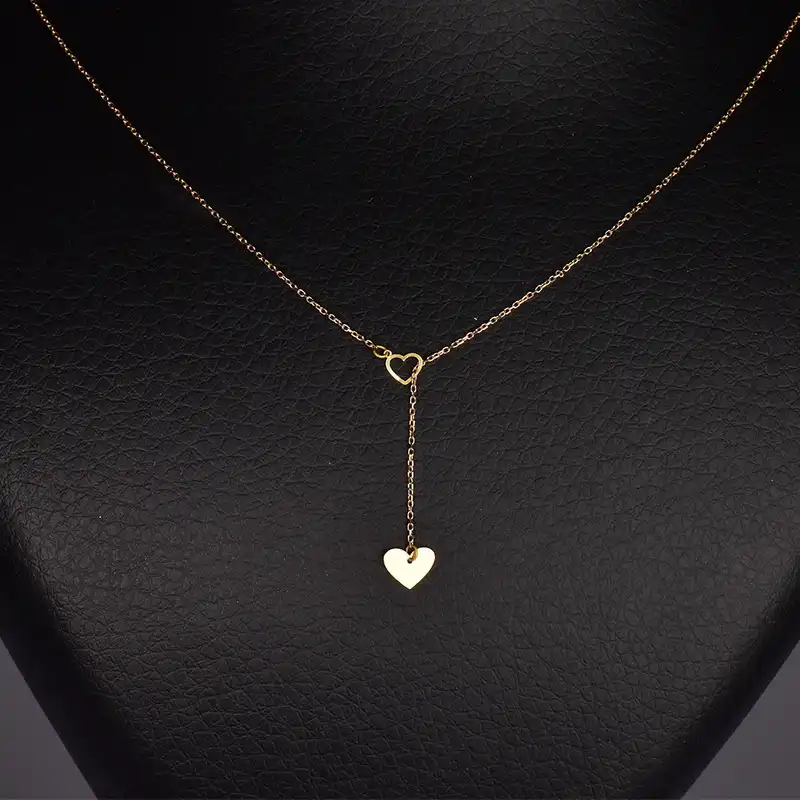 گردنبند طلا 18 عیار زنانه الن نار مدل قلب ELN7005