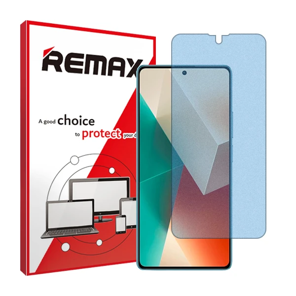 محافظ صفحه نمایش مات ضداشعه آبی ریمکس مدل HyMBLU مناسب برای گوشی موبایل شیائومی +Redmi Note 13 Pro