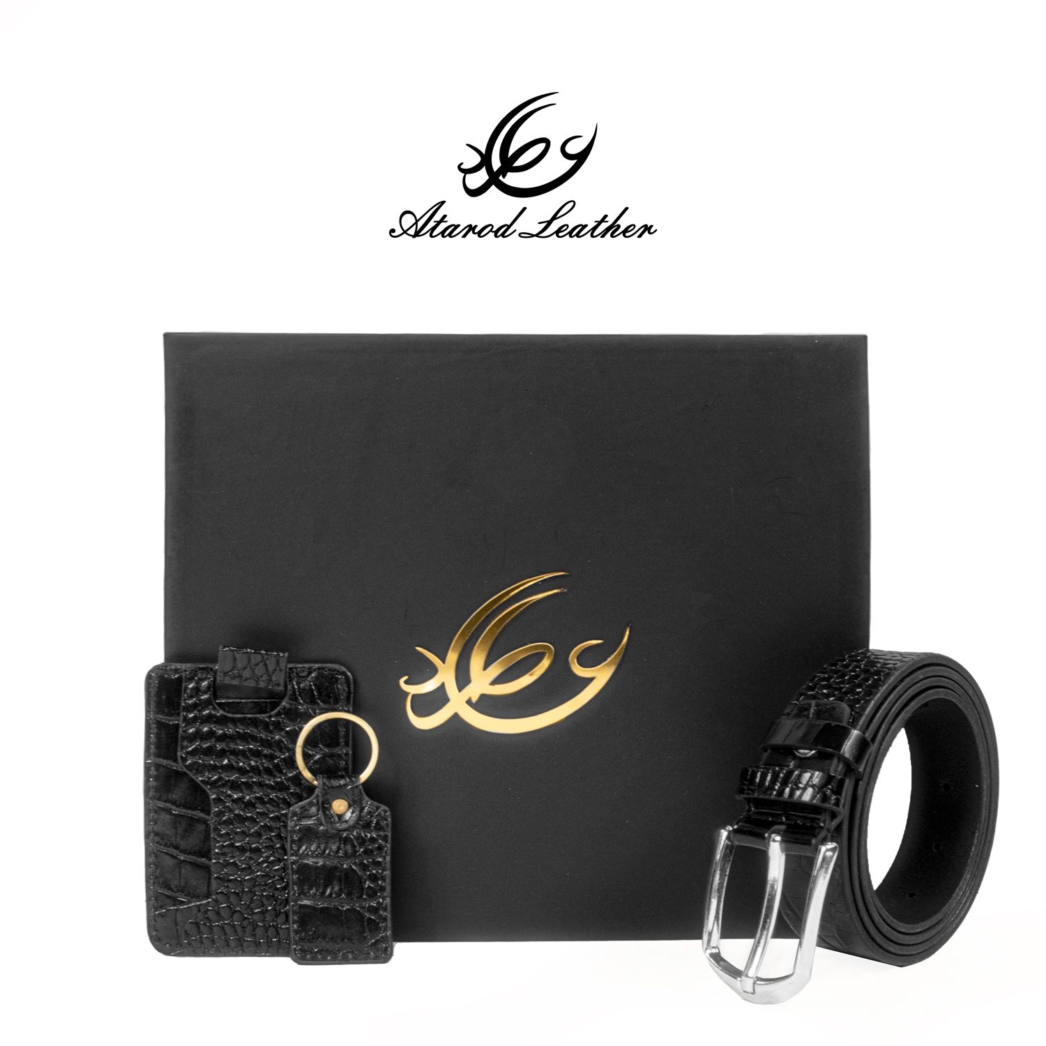 ست هدیه چرم عطارد مدل چرم طبیعی کد A78 -  - 3