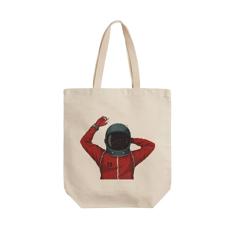 ساک خرید ترمه طراحان ایده مدل فضانورد ورزشکار کد cfp1476 - L