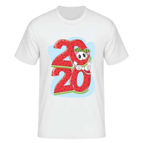 تی شرت آستین کوتاه زنانه مدل شب یلدا کد tps26