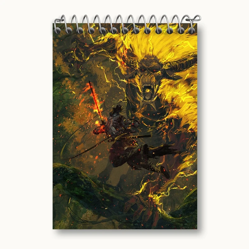 دفتر یادداشت 50 برگ خندالو مدل بازی شکارچی هیولا (Monster Hunter) کد 33276