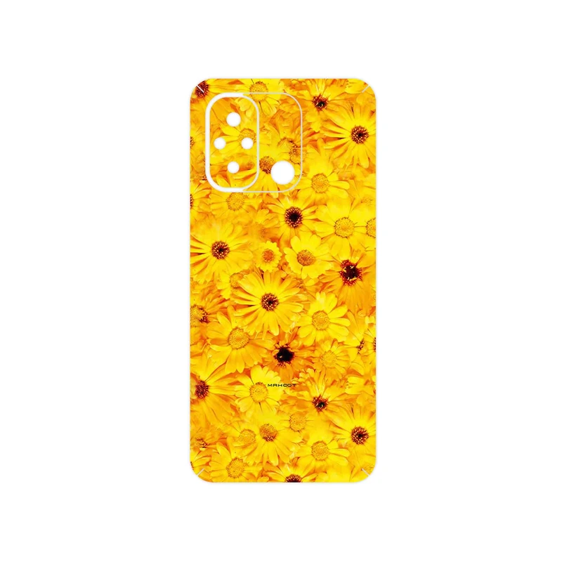 برچسب پوششی ماهوت مدل Yellow_Flower مناسب برای گوشی موبایل شیائومی Redmi 12C