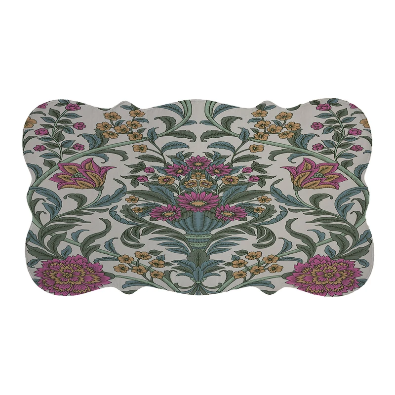 پادری مدل دالبر طرح گل کد 5863 سایز 110×60 سانتی متر