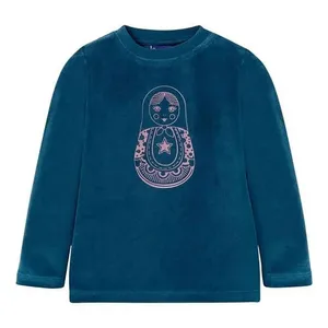 تی شرت آستین بلند دخترانه لوپیلو مدل تو کرکی AT119