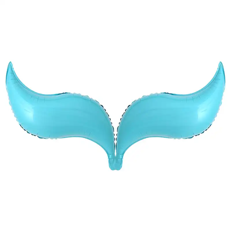 بادکنک فویلی لاکی بالونز مدل دم پری دریایی کد 1182 مجموعه 2 عددی