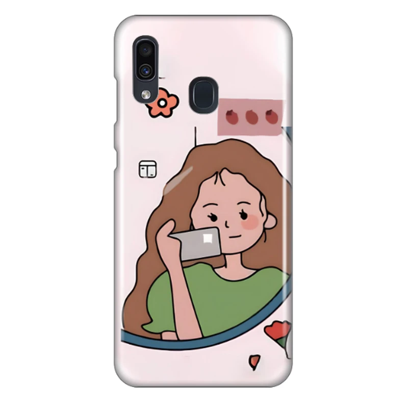 کاور طرح دختر کد DIMO-005 مناسب برای گوشی موبایل سامسونگ Galaxy A30 / A20