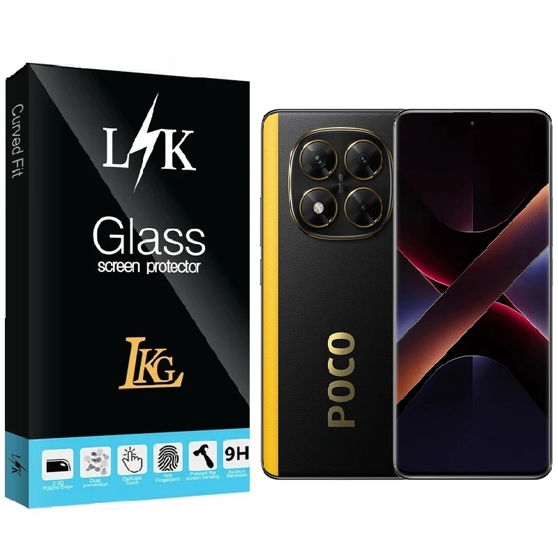 محافظ صفحه نمایش شیشه ای ال کا جی مدل LKK curve_nw مناسب برای گوشی موبایل شیائومی POCO X7