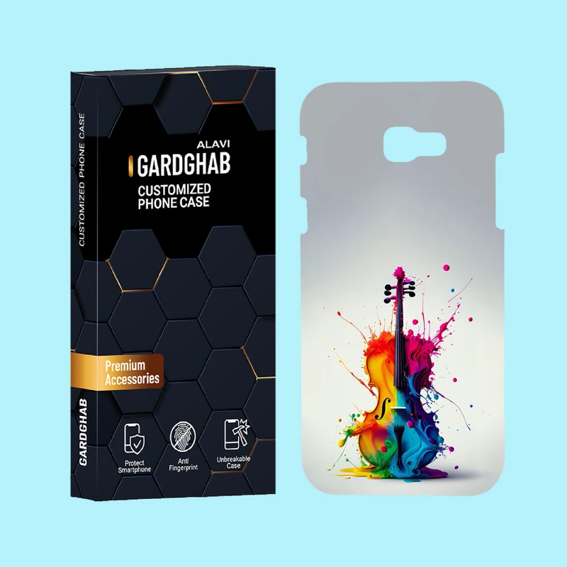 کاور گارد قاب علوی مدل ساز و موزیک مناسب برای گوشی موبایل سامسونگ Galaxy A720 / A7 2017