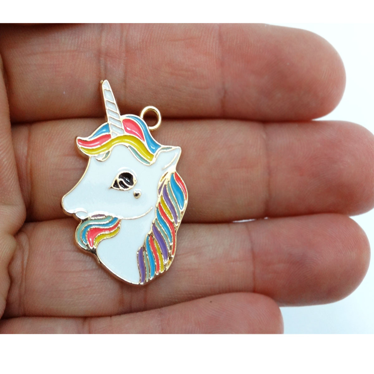 آویز گردنبند مدل اسب تک شاخ کد AG 677