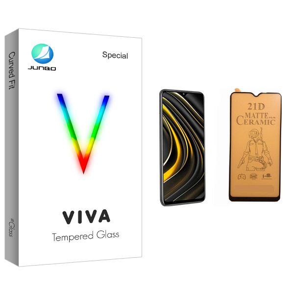 نقد و بررسی محافظ صفحه نمایش سرامیکی جانبو مدل Viva Glass مناسب برای گوشی موبایل شیایومی Poco M3 توسط خریداران