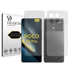 Diamond Tough model matte screen protector suitable for Xiaomi Poco F6 Pro mobile phone along with the back protector