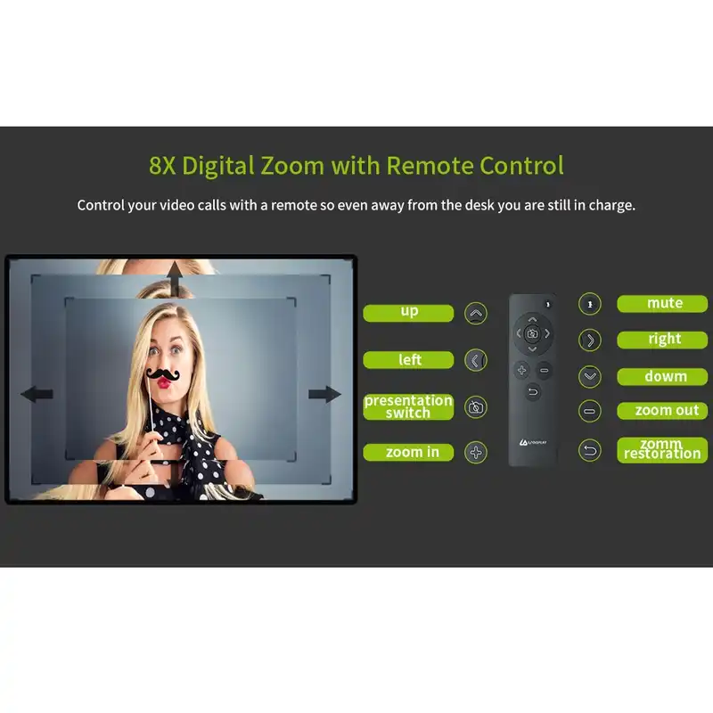 وب کم مدل 2k with remote control