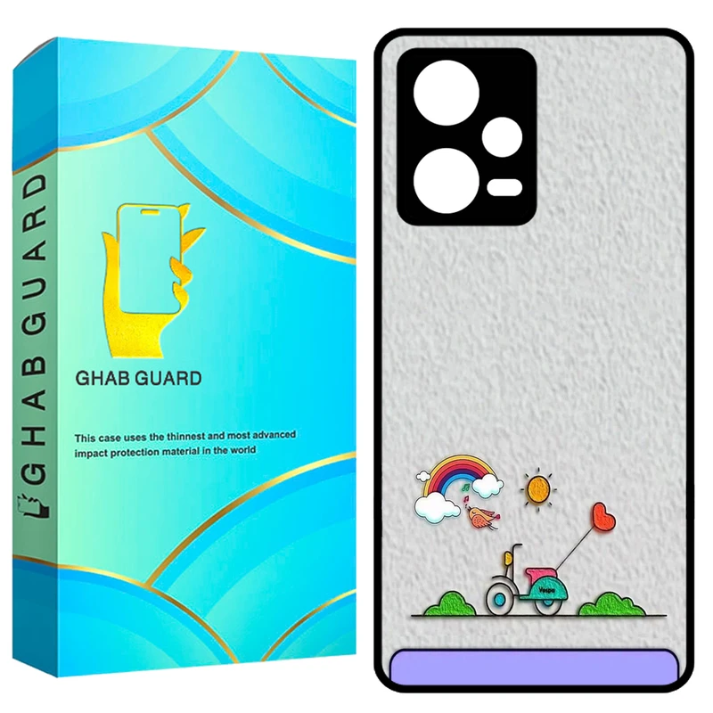 کاور قاب گارد طرح نقاشی مدل GCHPN12P مناسب برای گوشی موبایل شیائومی Redmi Note 12 Pro 5G