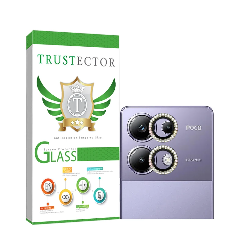 محافظ لنز دوربین تراستکتور مدل RNGLNTR مناسب برای گوشی موبایل شیائومی  Poco M6 Pro