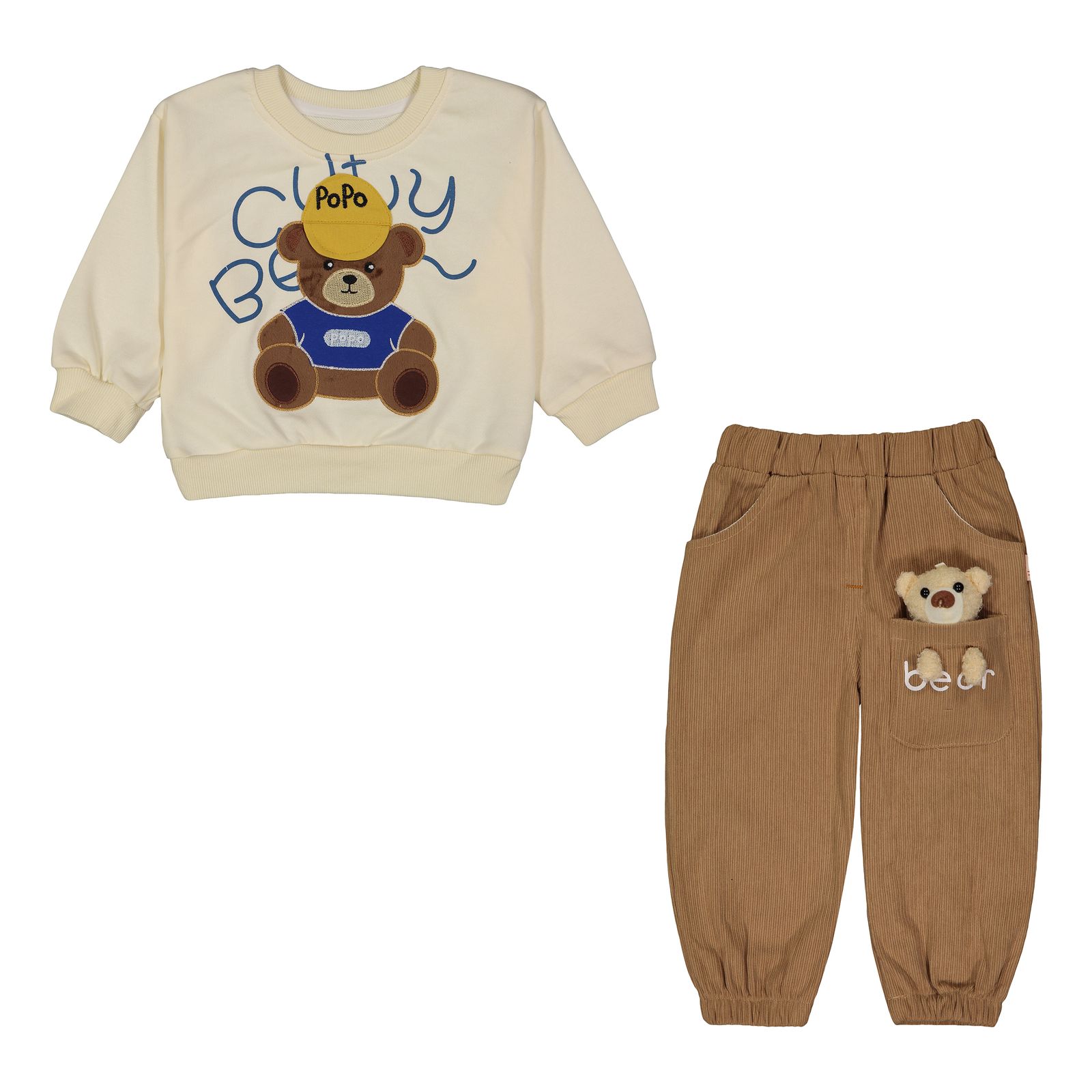 ست سویشرت و شلوار پسرانه سون پون مدل 139114021 - - 1