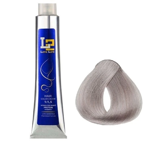 رنگ مو ال تو شماره 12.01 حجم 100 میلی لیتر رنگ بلوند خاکستری فوق العاده روشن