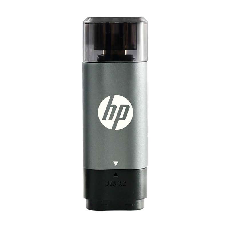 فلش مموری اچ پی مدل x5600c type-c adapter USB3.2 ظرفیت 64 گیگابایت 