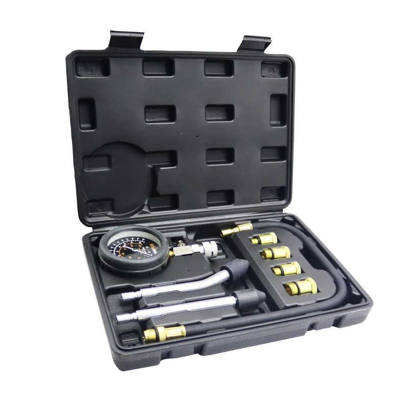 دستگاه کمپرس سنج سیلندر داناپلاس مدل YP-300PSI/20BAR مجموعه 8 عددی 