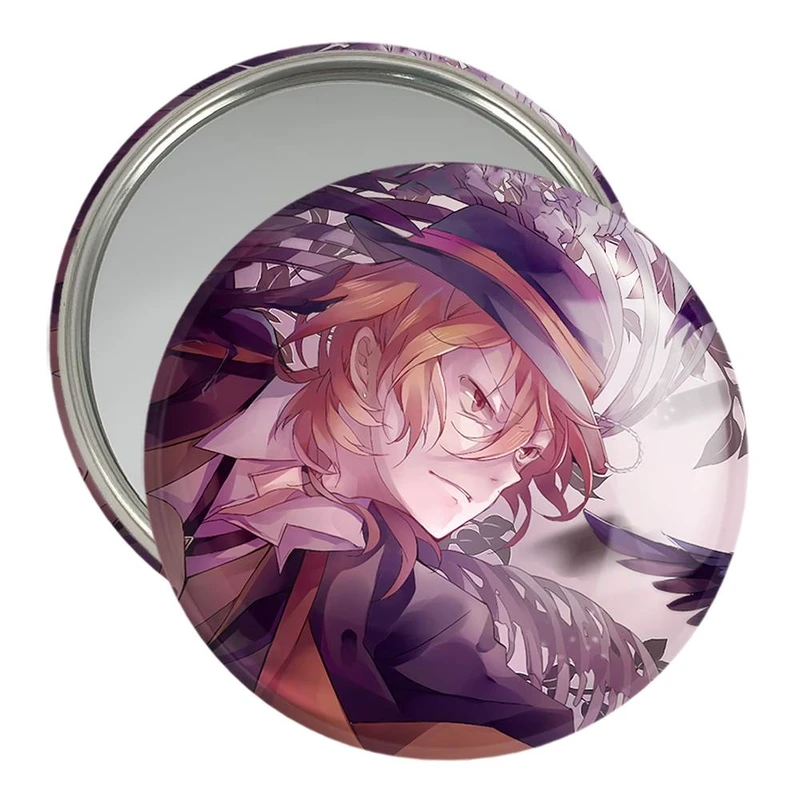 آینه جیبی خندالو مدل چویا سان انیمه سگ های ولگرد بانگو  کد 11799