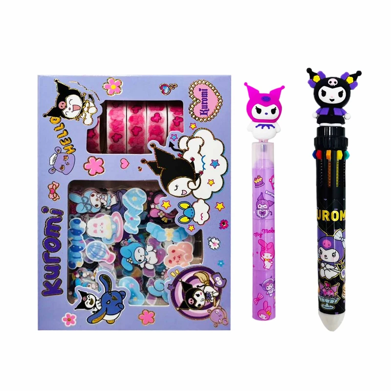 بسته لوازم تحریر مدل کرومی کد 31 مجموعه 3 عددی