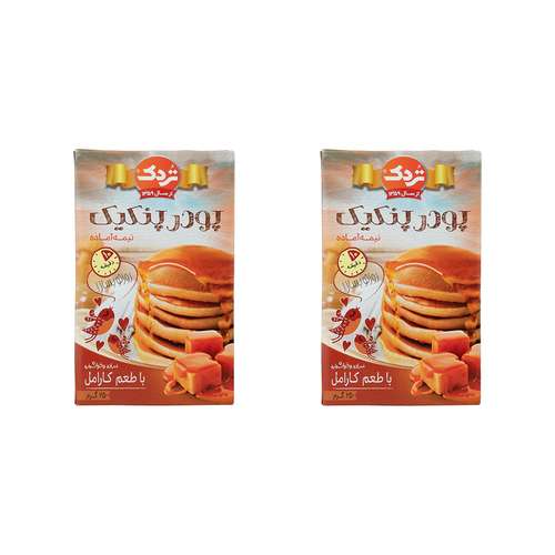 پودر پنکیک کارامل تردک - 250 گرم بسته 2 عددی