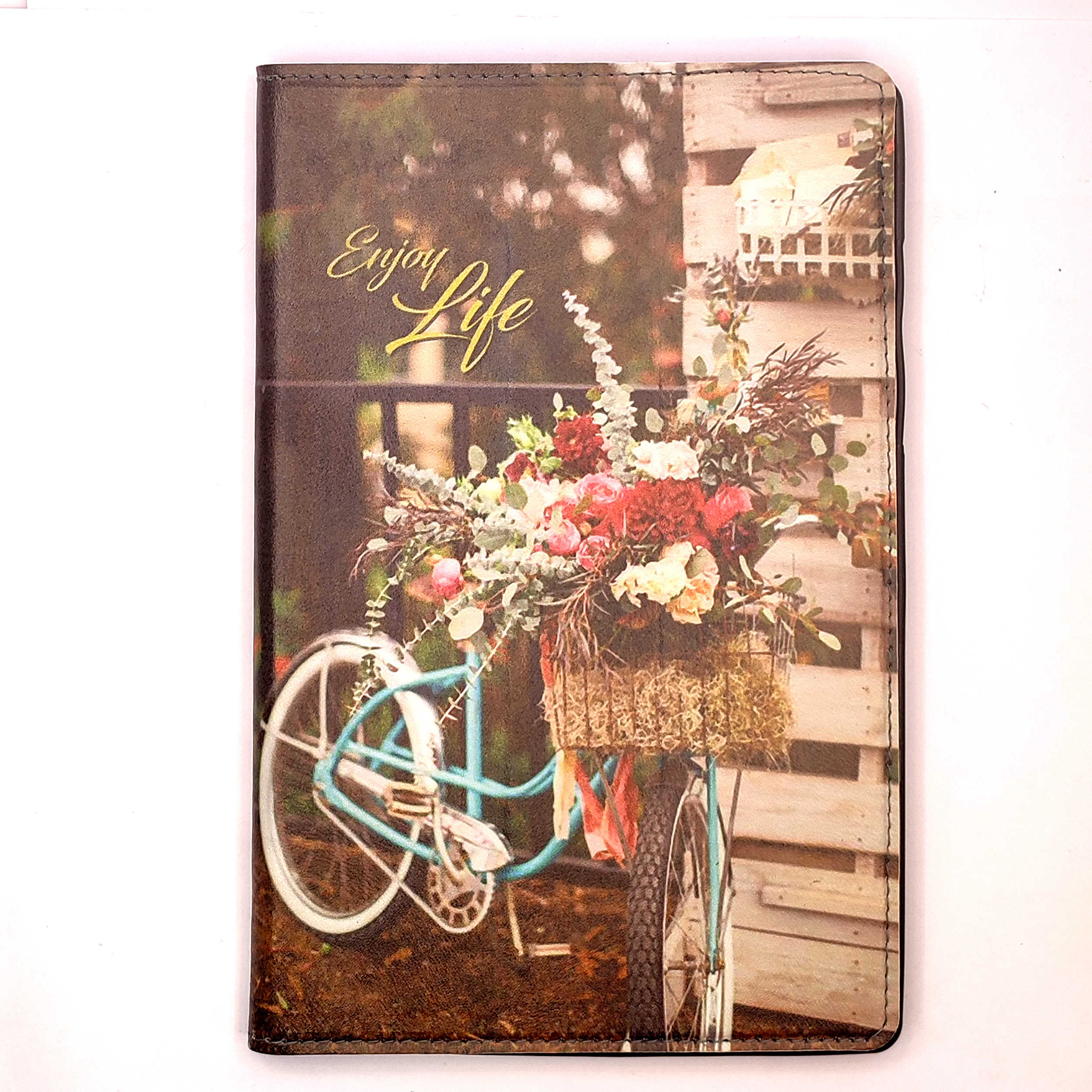 کیف کلاسوری مدل Flower Bicycle2 H008 مناسب برای تبلت سامسونگ Galaxy Tab A7 10.4 2020 / T505
