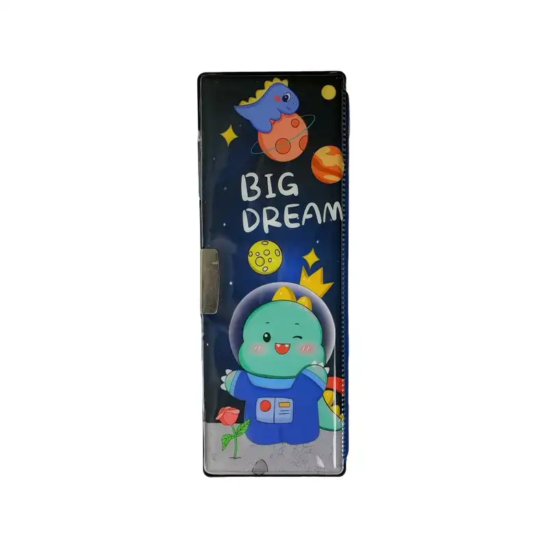 جامدادی مدل مگنتی اسکویشی دار طرح دایناسور کد 12202