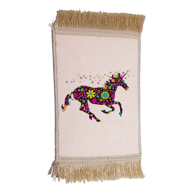 فرش ماشینی دیوارکوب مدل یونیکورن کد 8