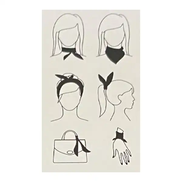 دستمال سر و گردن زنانه آی ام مدل moj_568-659