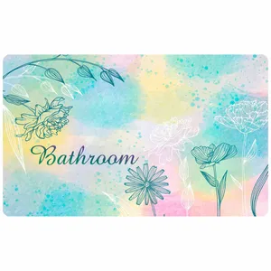  پادری طرح Bathroom کد m/412 سرویس بهداشتی سایز 46×76 سانتی متر 